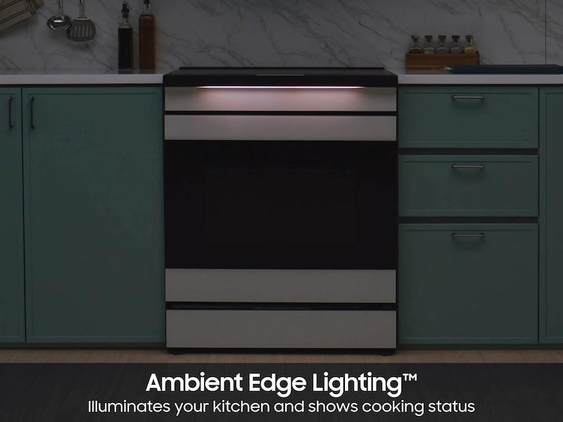 Samsung NSI6DG9900SR Bespoke Slide-In Induction Range 6.3 Cu. Ft. In Stainless Steel With Ai Hub™ & Smart Oven Camera