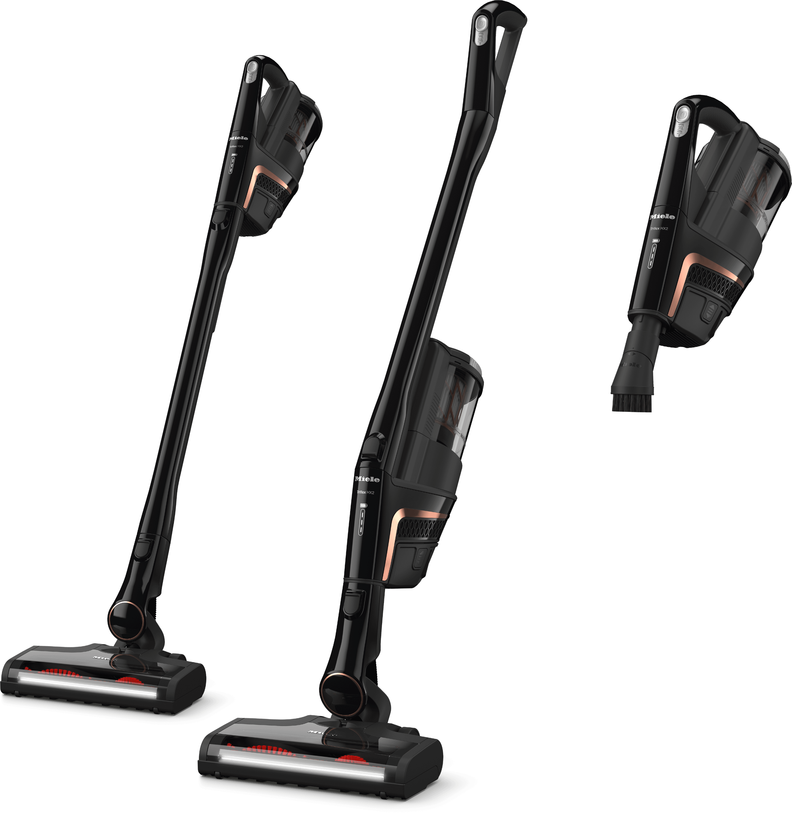Miele TRIFLEXHX2CATDOGOB Triflex Hx2 Cat & Dog Obsidian Black - Cordless Stick Vacuum Cleaner Consistently High Suction Power 60 Min Runtime Incl. Pet Hair Brush