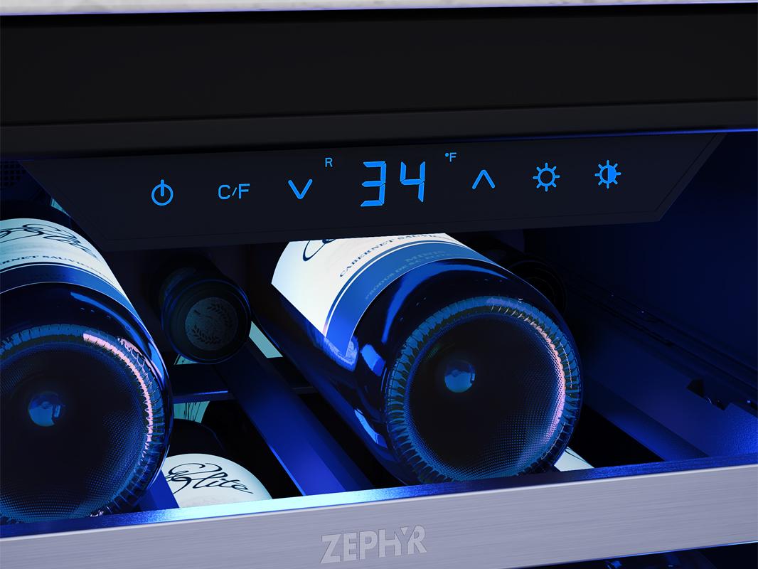 Zephyr PRPB24C01BG 24" Pro Single Zone Beverage Cooler