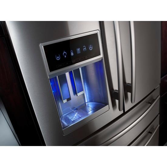Jennair JFX2597AEP Standard-Depth French Door Refrigerator With External Dispenser, 69