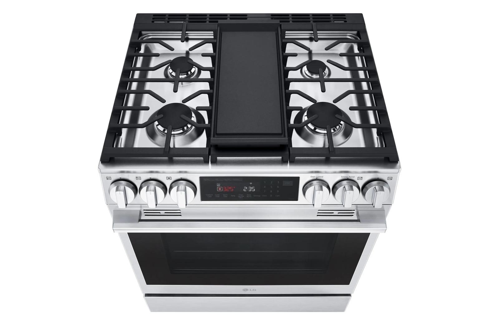 Lg LSGL6335X 6.3 Cu Ft. Smart Gas Slide-In Range Probake Convection® Instaview®, And Air Fry