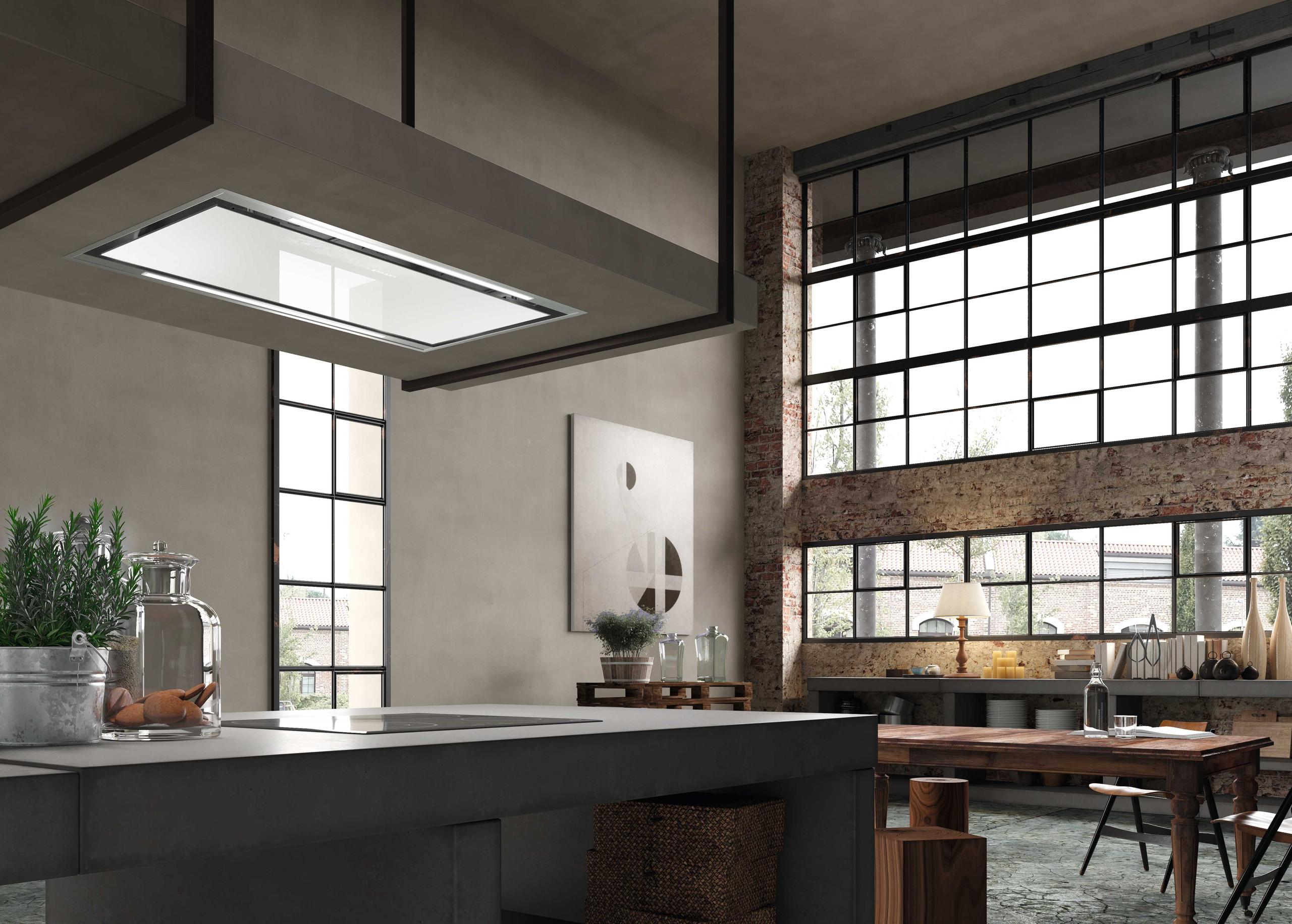 Faber STRTIS48WHV Stratus Ceiling 48X27 Wh Glass - Vam - 600/395/295