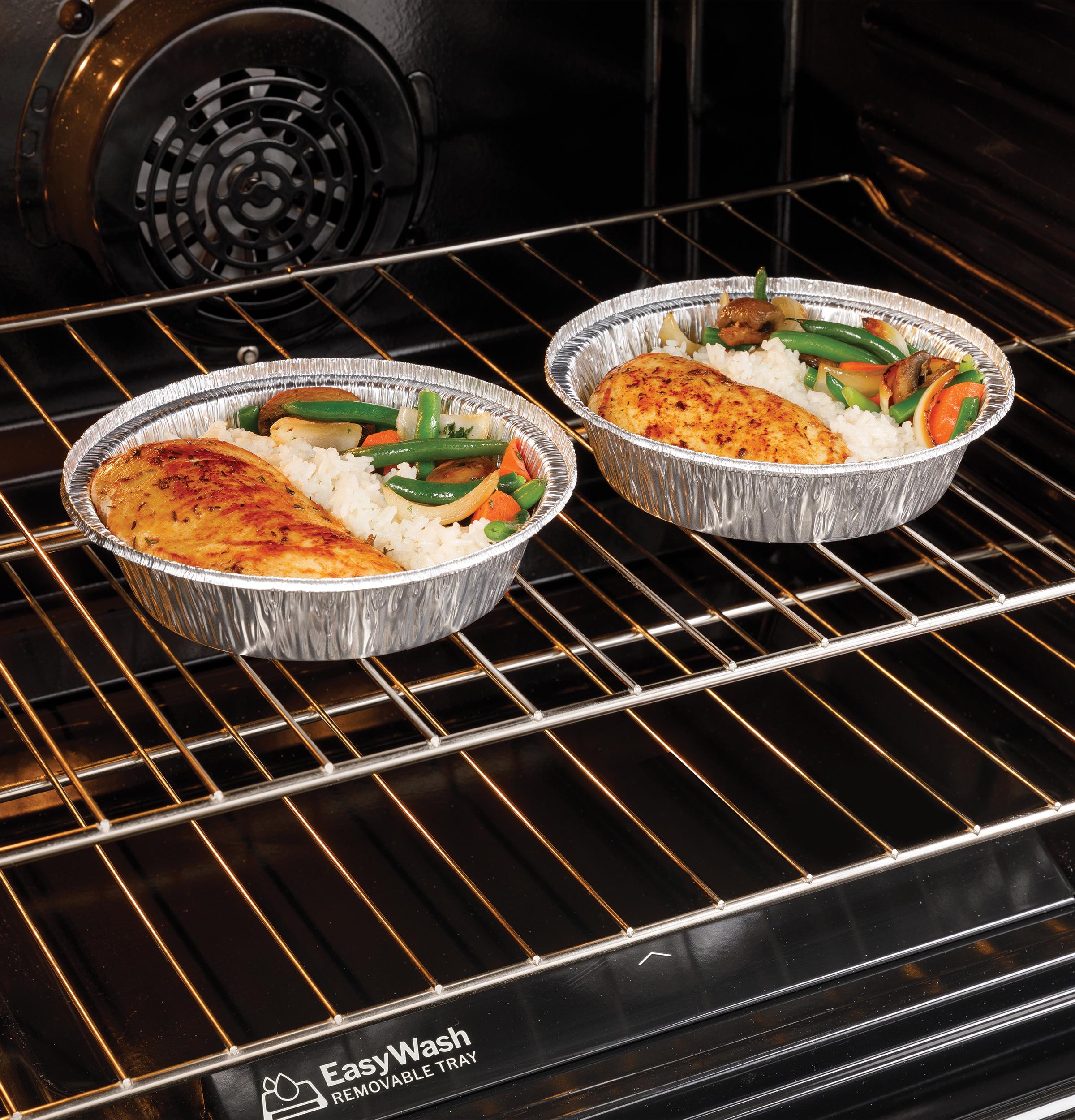 Ge Appliances GGS600AVFS Ge® 30" Slide-In Front-Control Convection Gas Range With No Preheat Air Fry And Easywash™ Oven Tray