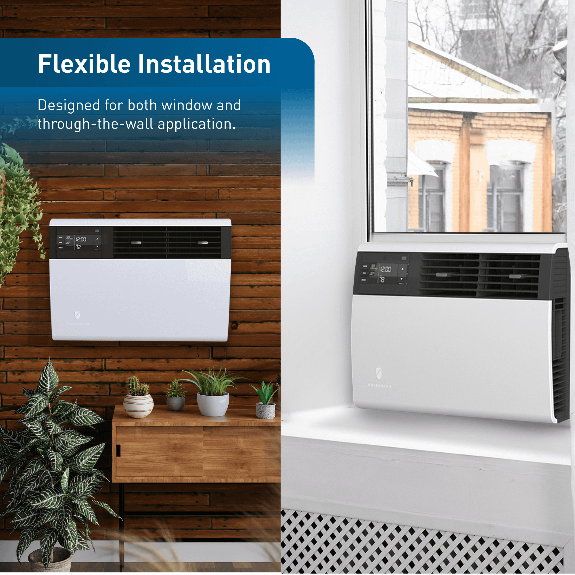 Friedrich KCVM14B10A Friedrich K Hl Inverter 14,000 Btu 115V Smart Window/Wall Air Conditioner - Cool Only