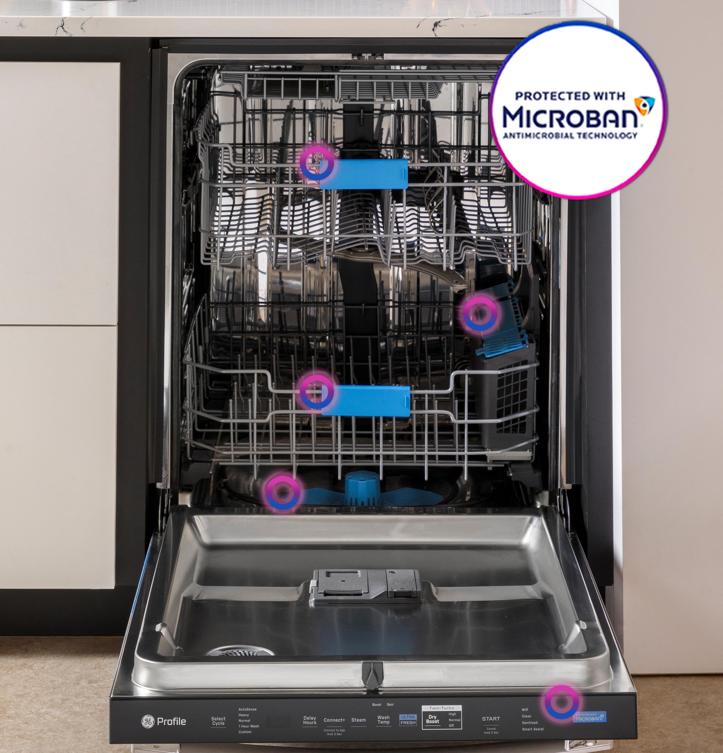 Ge Appliances PDT795SBVTS Ge Profile™ Energy Star Smart Ultrafresh System Dishwasher With Microban™ Antimicrobial Technology With Deep Clean Washing 3Rd Rack, 39 Dba