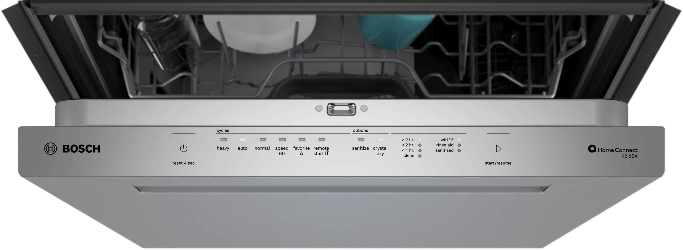 Bosch SHP78DM5N 800 Series Dishwasher 24" Stainless Steel Anti-Fingerprint