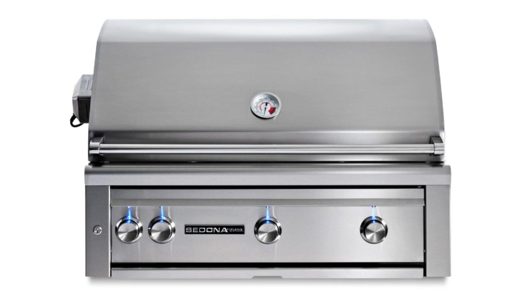 Lynx L601RLP 36" Built In Sedona Grill W/Rotisserie - 3 Ss Tube Burners