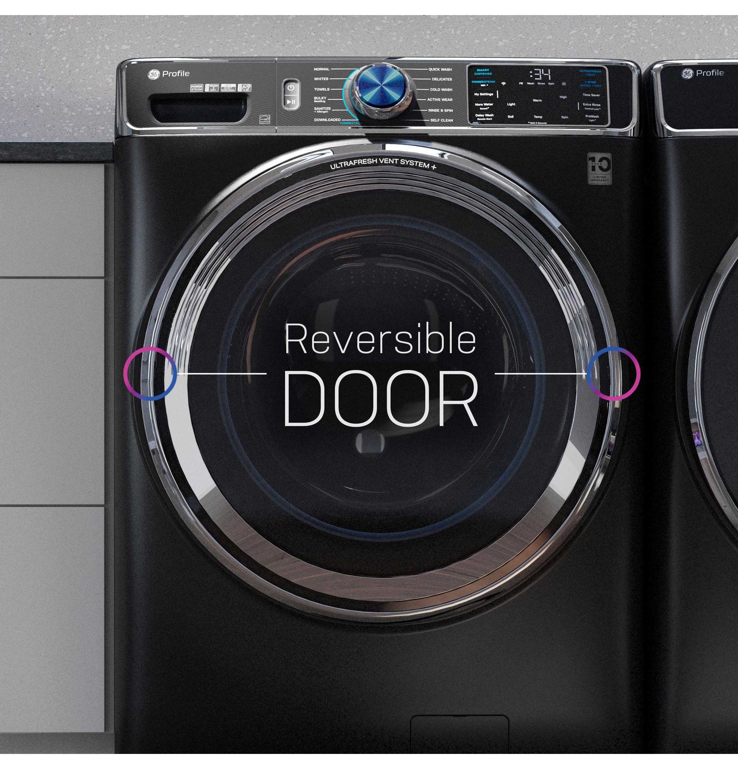 Ge Appliances PFD87GSSVWW Ge Profile™ 7.8 Cu. Ft. Capacity Smart Front Load Gas Dryer With Steam And Sanitize Cycle