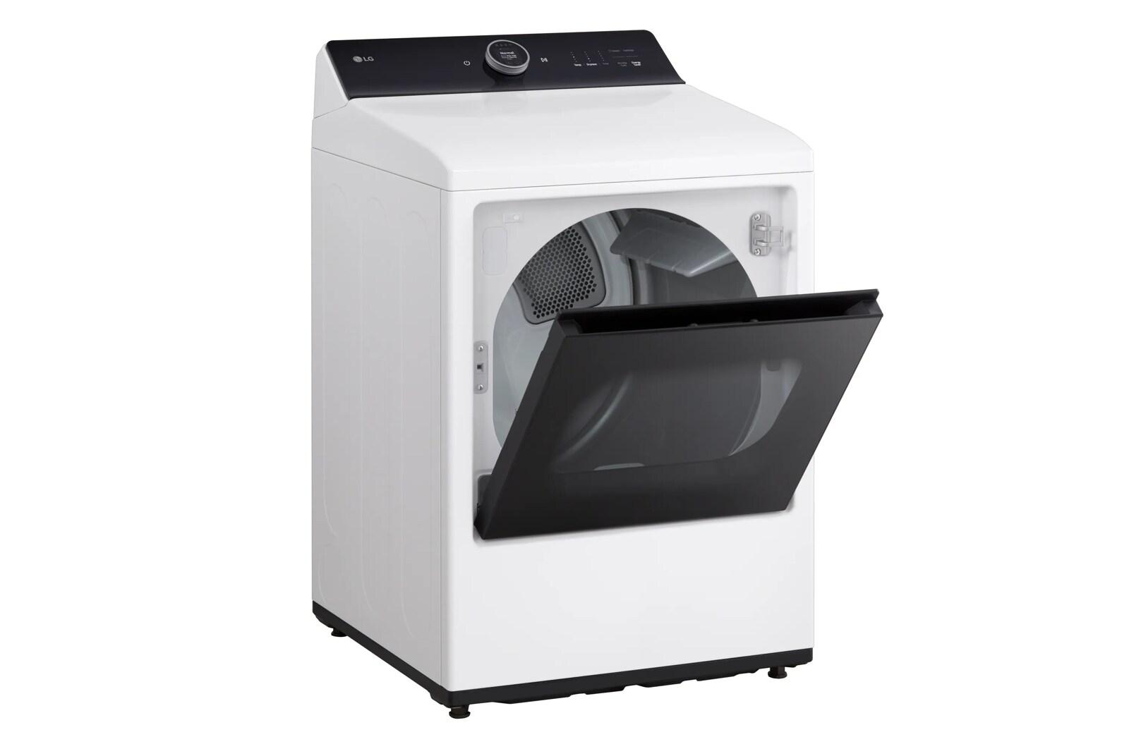 Lg DLGX8601WE 7.3 Cu.Ft. Ultra Large High Efficiency Gas Turbosteam™ Lg Easyload™ Door, Wi-Fi Connectivity, White