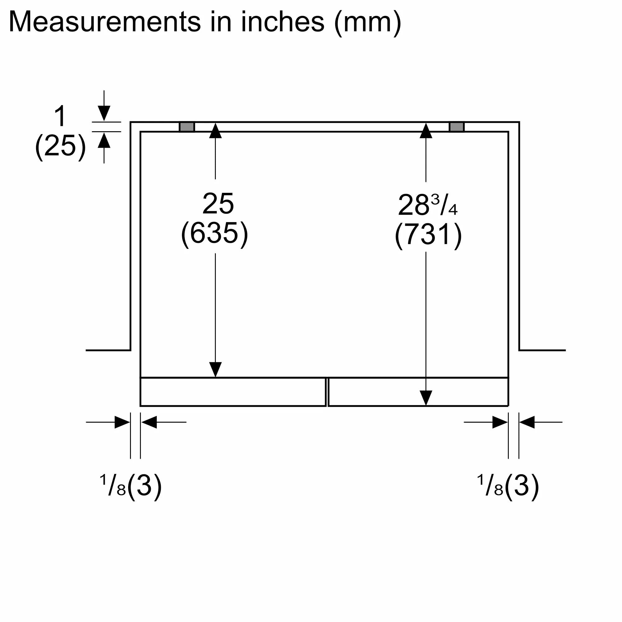 Bosch B36CD10ENS 100 Series French Door Bottom Mount Refrigerator 36