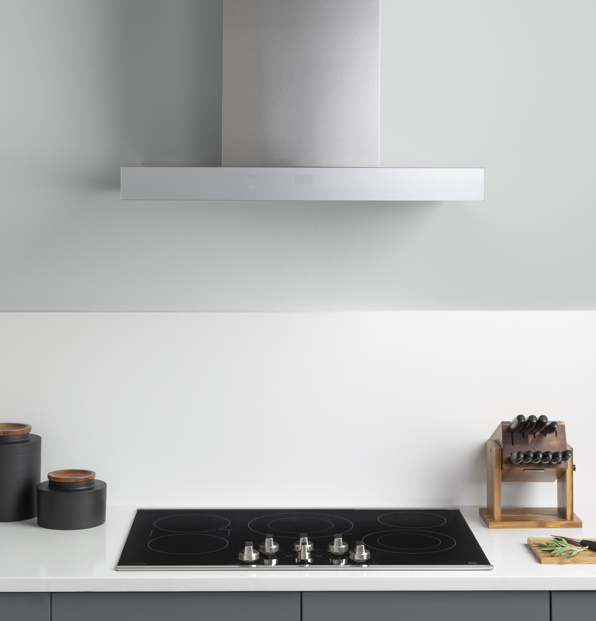 Cafe UVW9301SLSS 30" Smart Designer Wall Mount Hood W/ Perimeter Venting
