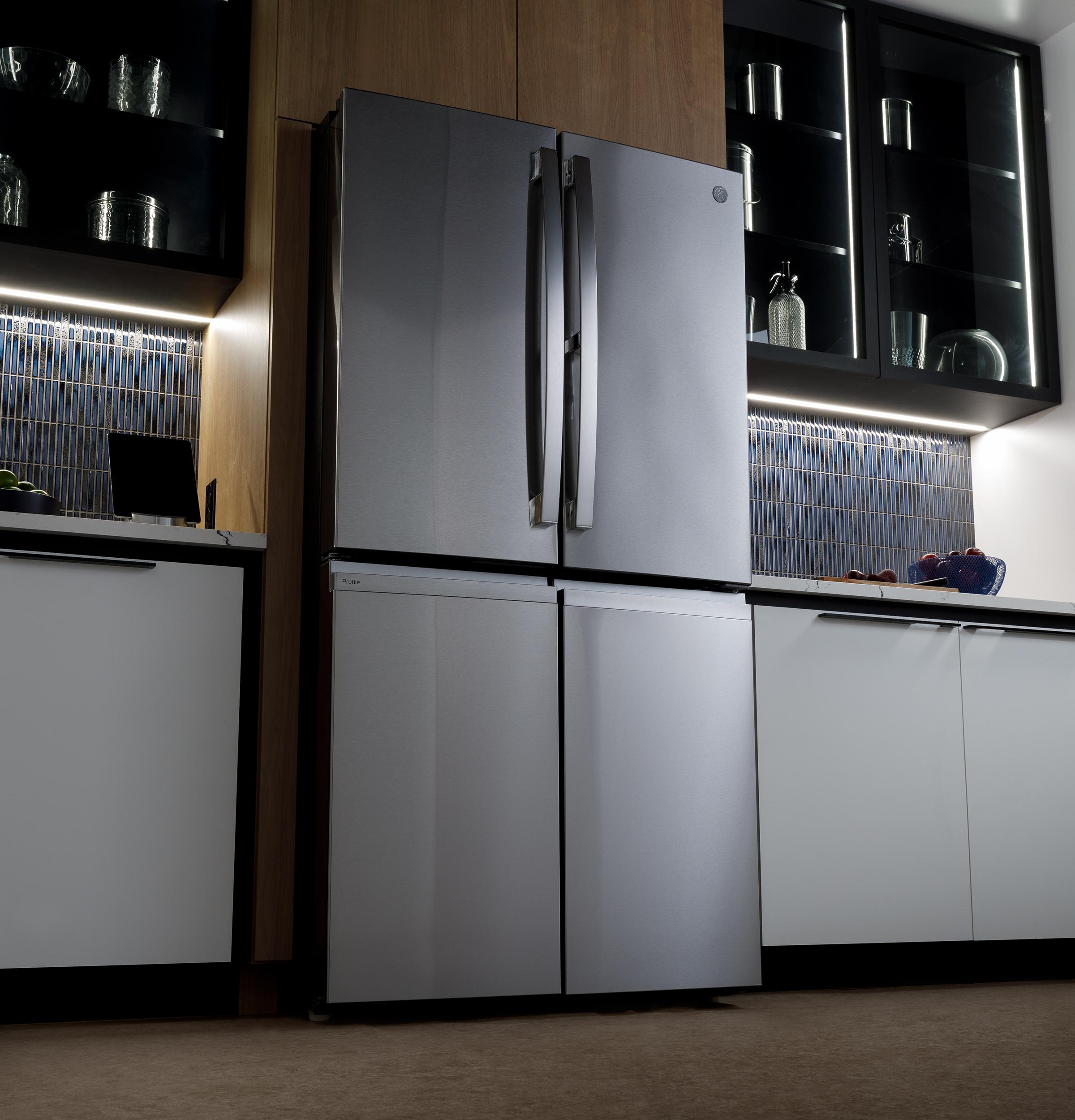 Ge Appliances PAD28BYTFS Ge Profile™ Series Energy Star® 28.4 Cu. Ft. Quad-Door Refrigerator With Dual-Dispense Autofill Pitcher