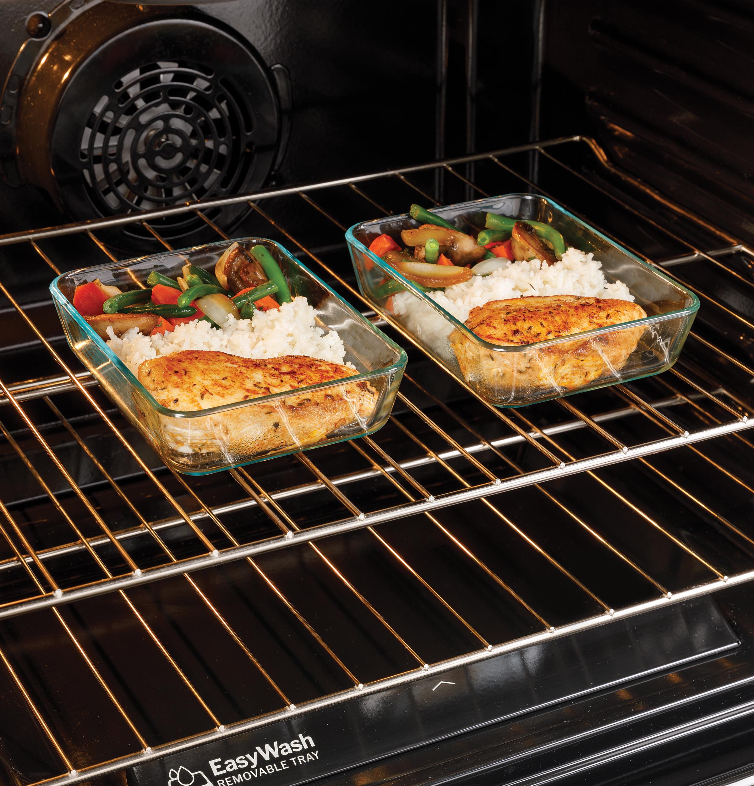 Ge Appliances GGS600AVFS Ge® 30" Slide-In Front-Control Convection Gas Range With No Preheat Air Fry And Easywash™ Oven Tray