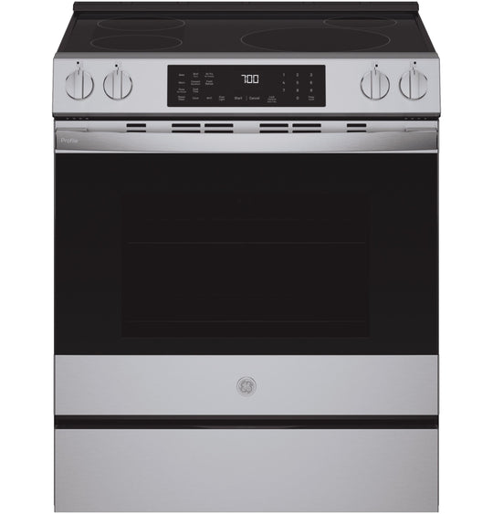 Ge Appliances PHS700AYFS Ge Profile™ Energy Star® 30" Smart Slide-In Induction And Convection Range With No Preheat Air Fry And Easywash™ Oven Tray