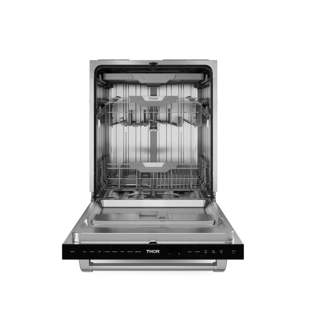 Thor Kitchen DW24X8BA00SS 24 Inch Dishwasher Stainless Matte Black/Stainless Steel Gordon Ramsay Series - Dw24X8Ba00-Ss