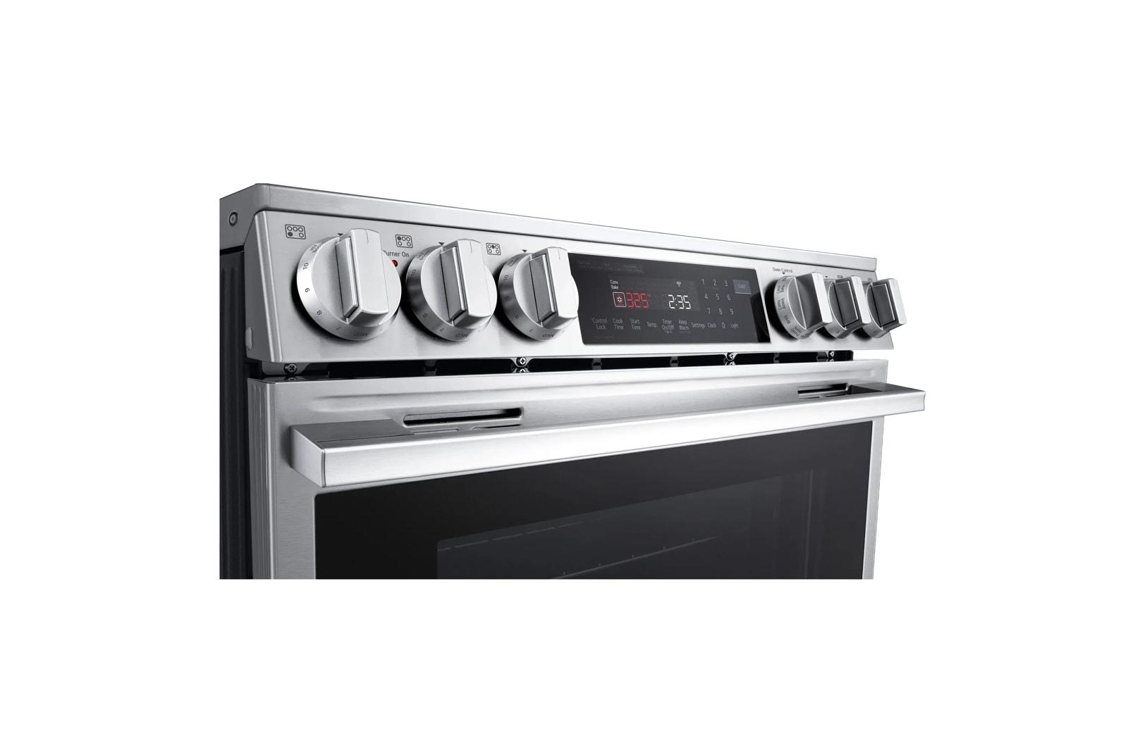 Lg LSIL6336XE 6.3 Cu. Ft. Smart Induction Slide-In Range With Instaview®, Probake Convection®, Air Fry, And Air Sous Vide