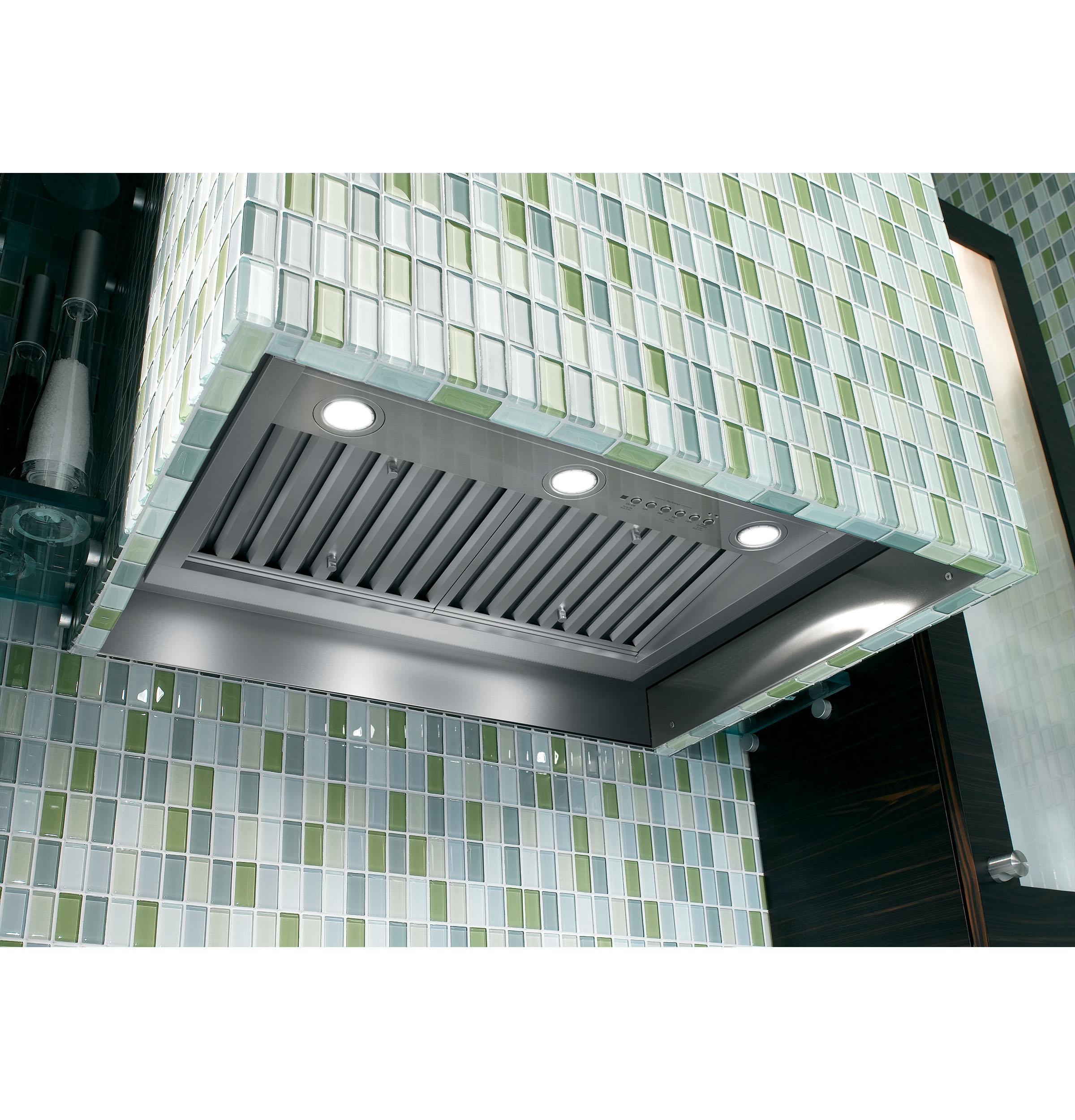 Cafe UVC9300SLSS 30" Smart Designer Custom Insert W/ Dimmable Led Lighting