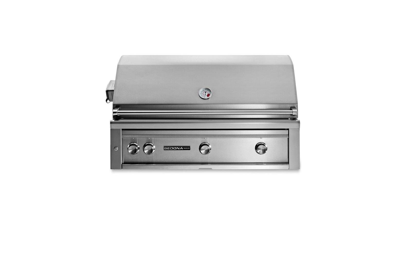 Lynx L701PSRNG 42" Sedona Built-In Grill With Rotisserie, 1 Prosear Infrared Burner And 2 Stainless Steel Burners (L701Psr)