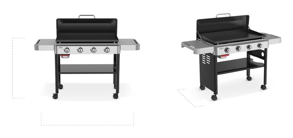 Weber 1501006 Weber® 36" Rust-Resistant Griddle - Black