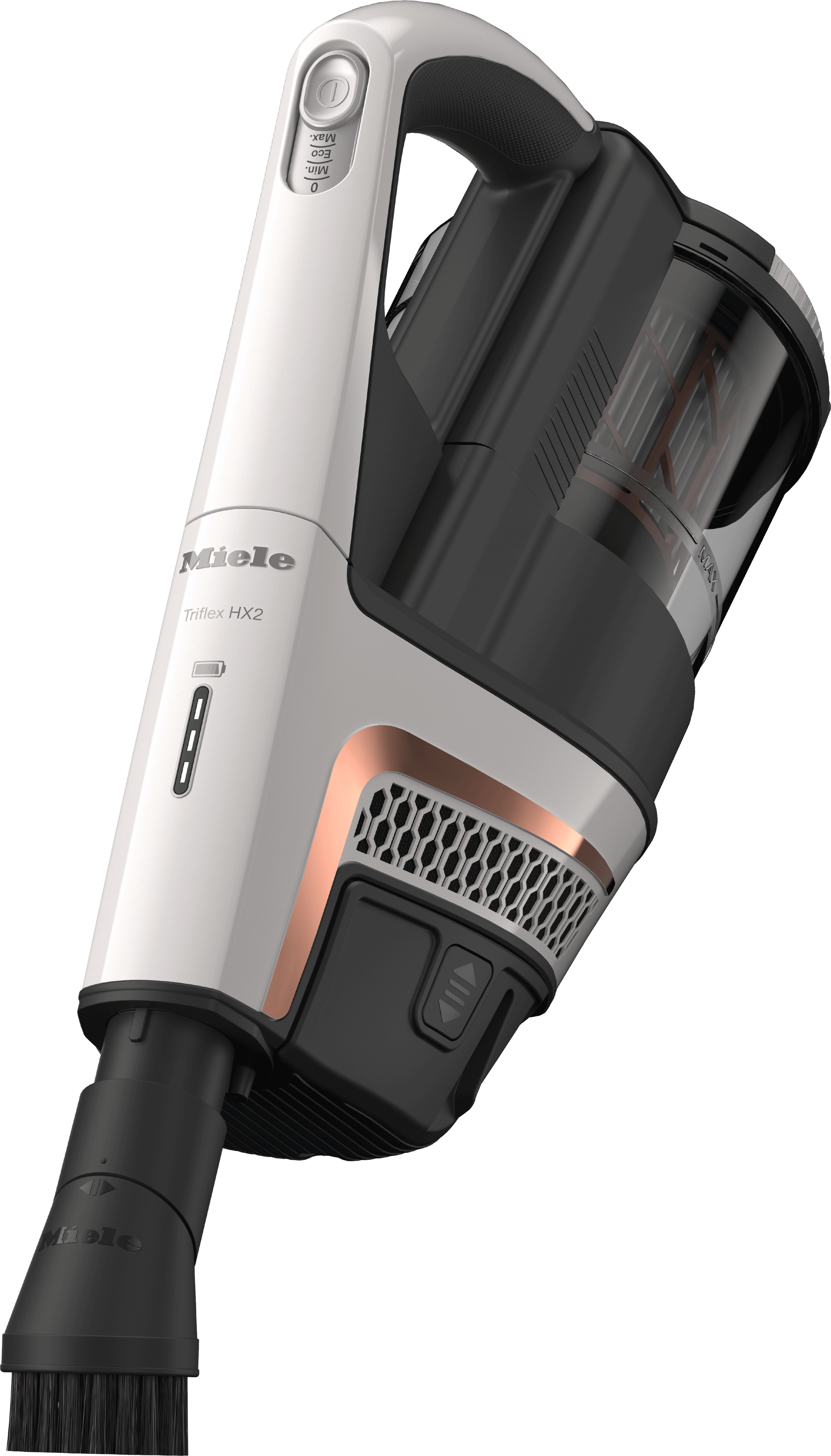 Miele TRIFLEX HX2 LOTUS WHITE Triflex Hx2 - Cordless Stick Vacuum Cleaner Consistently High Suction Power 60 Min Runtime Versatile Cleaning By 3In1 Design