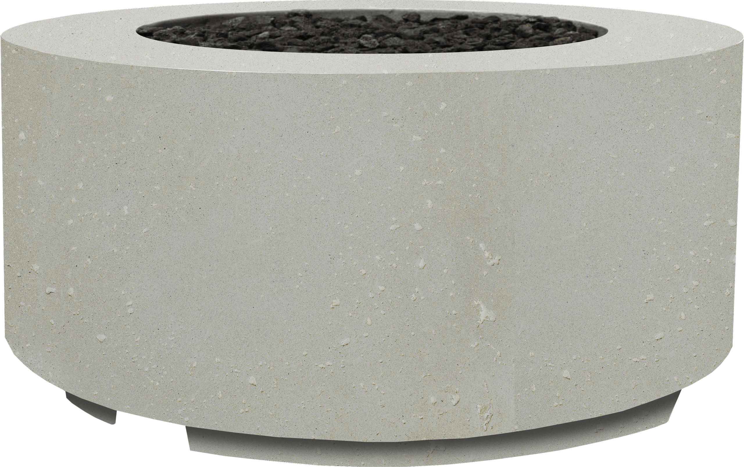 Xo Appliance XOFRND36LS Fire Cylinder 36" X 32" Natural Gas Fired Gfrc Limestone