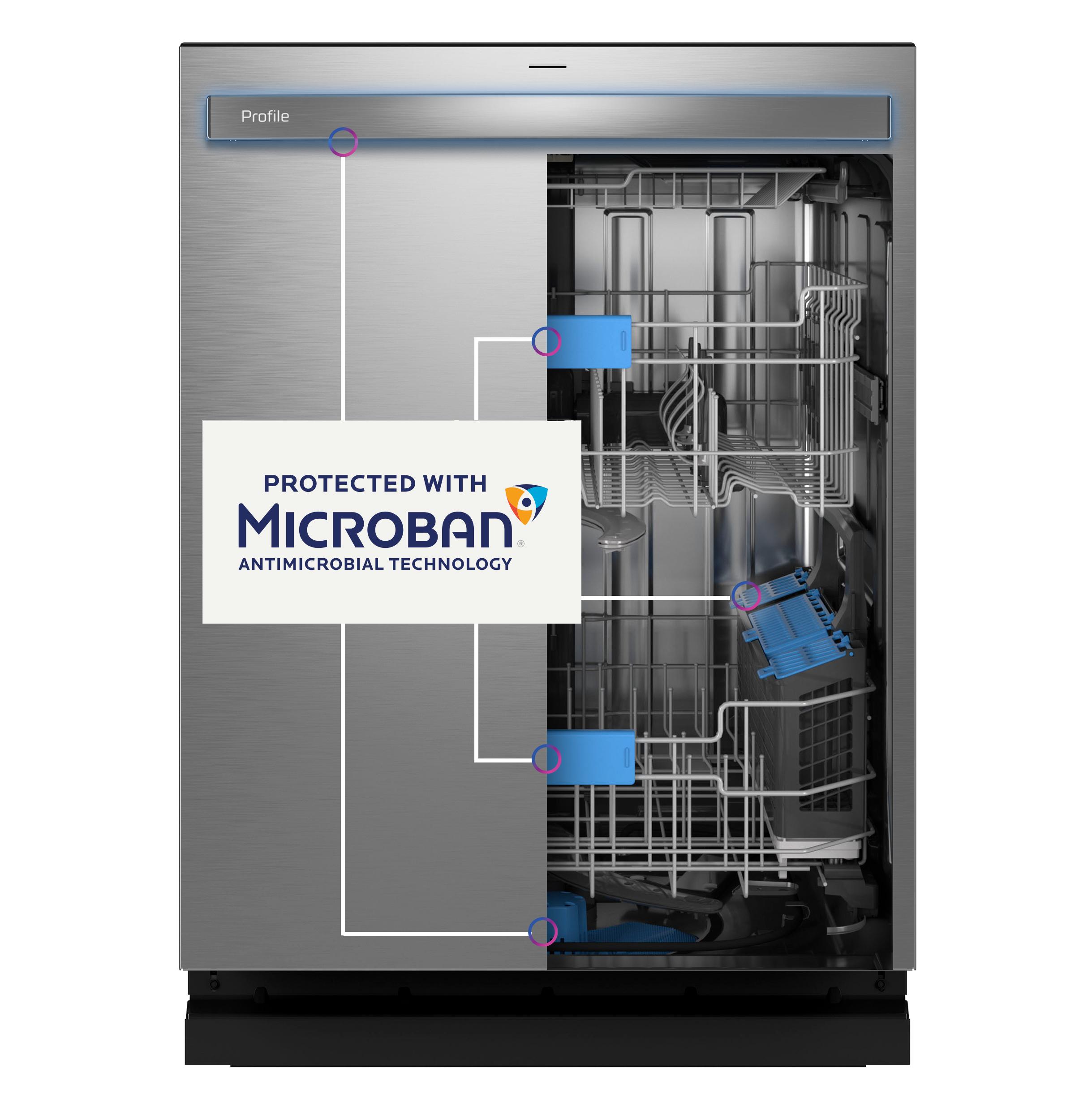 Ge Appliances PDT795SBVTS Ge Profile™ Energy Star Smart Ultrafresh System Dishwasher With Microban™ Antimicrobial Technology With Deep Clean Washing 3Rd Rack, 39 Dba