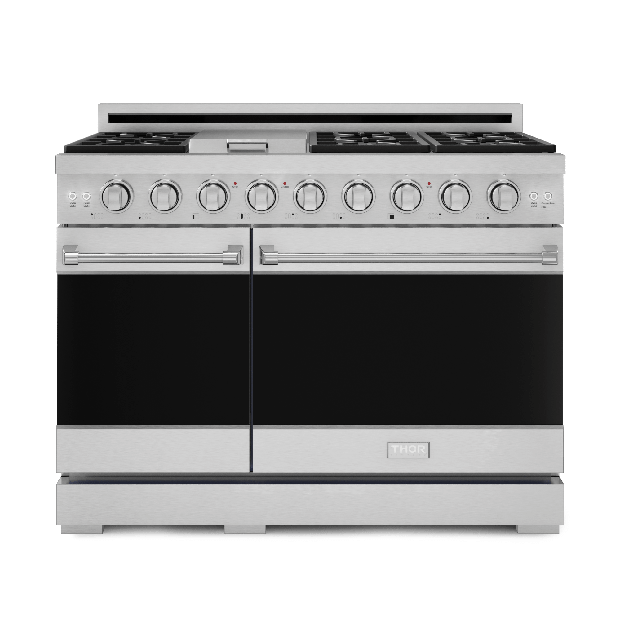 Thor Kitchen RSG48E 48 Inch Professional Gas Range With Pro-Style Knobs In Stainless Steel Gordon Ramsay Series - Rsg48E