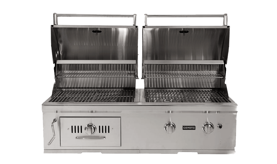 Coyote CH50NG 50" Hybrid Gas And Charcoal Grill