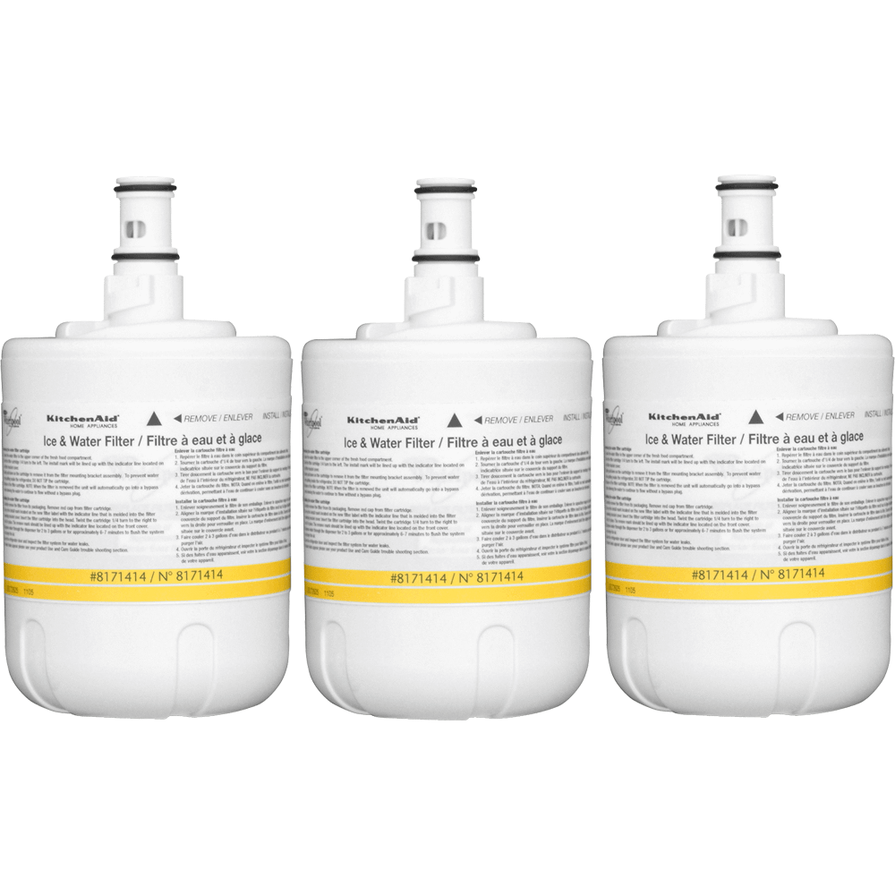Jennair 8171414T Refrigerator Water Filter- Interior Turn Cyst (3 Pack) Accessories Jenn-Air