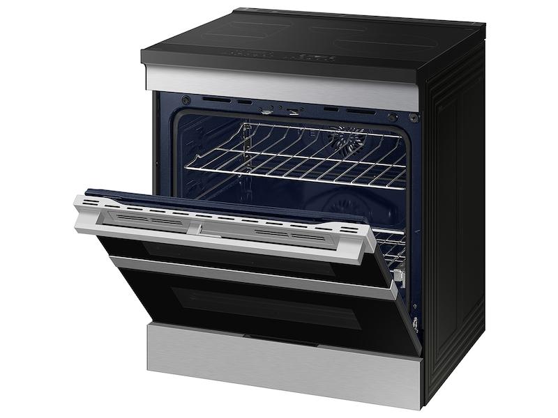 Samsung NSI6DG9550SR Bespoke Smart Slide-In Induction Range 6.3 Cu. Ft. With Flex Duo™ & Ambient Edge Lighting™ In Stainless Steel