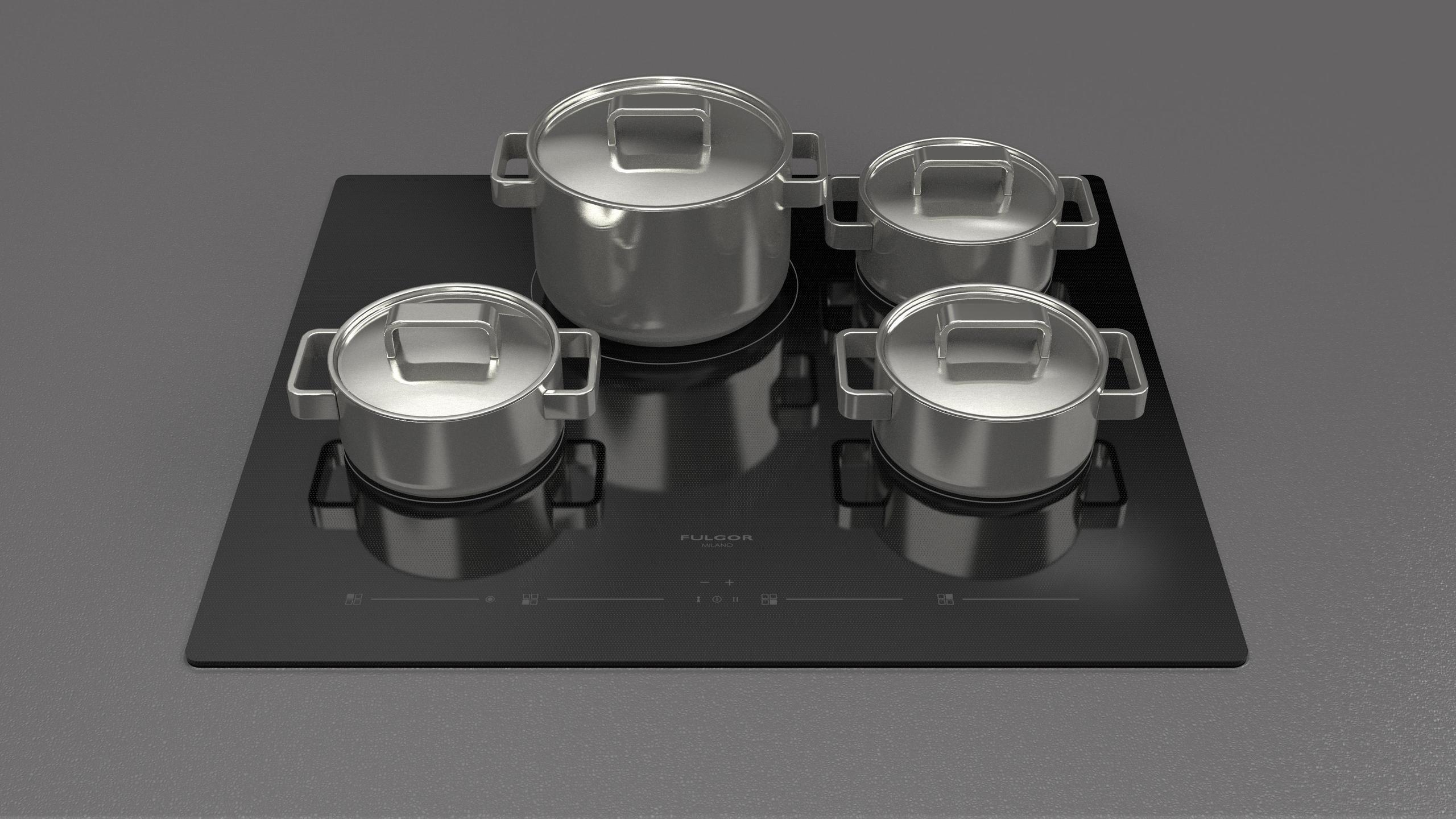 Fulgor Milano F7RT24B1 24" Vetroceramic Cooktop
