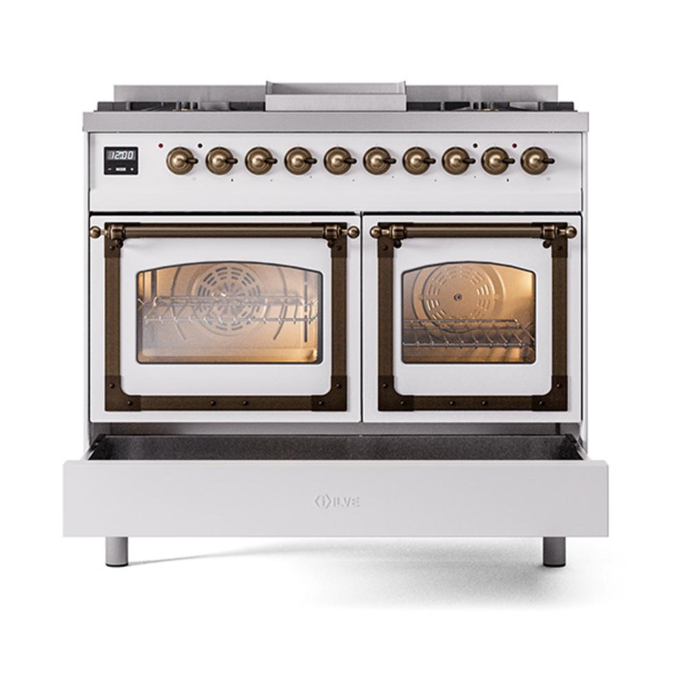 Ilve UND40FNMPWHBLP Ilve Und40Fnmpwhblp Nostalgie Ii Noblesse 40