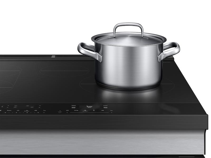 Samsung NSI6DG9550SR Bespoke Smart Slide-In Induction Range 6.3 Cu. Ft. With Flex Duo™ & Ambient Edge Lighting™ In Stainless Steel