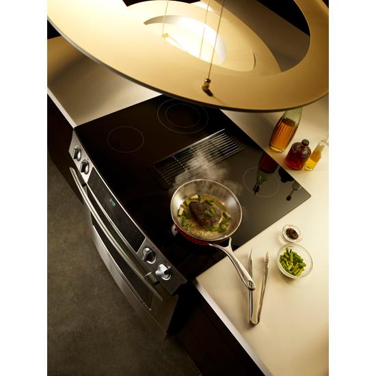 Jennair JES9800CAB Slide-In Electric Downdraft Range With Convection, 30