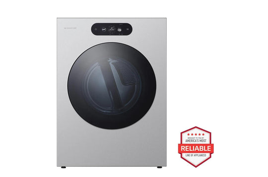 Lg DLGX9901S Lg Signature 9.0 Cu. Ft. Mega Capacity Smart Front Load Gas Dryer With Built-In Intelligence, Turbosteam® And Touch Lcd Control