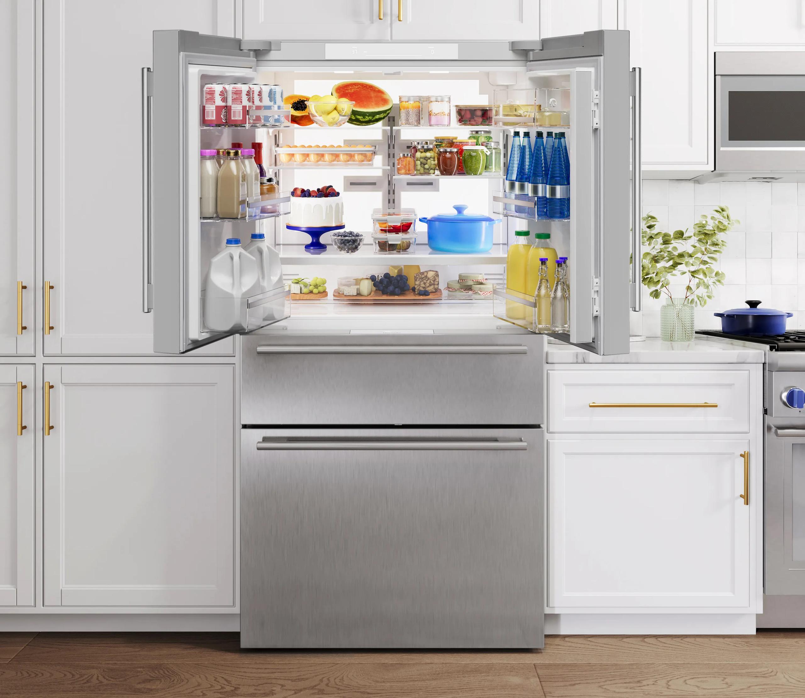 Thermador T36FL810NS Masterpiece® Freestanding French Door Bottom Mount Refrigerator 36'' Masterpiece® Stainless Steel