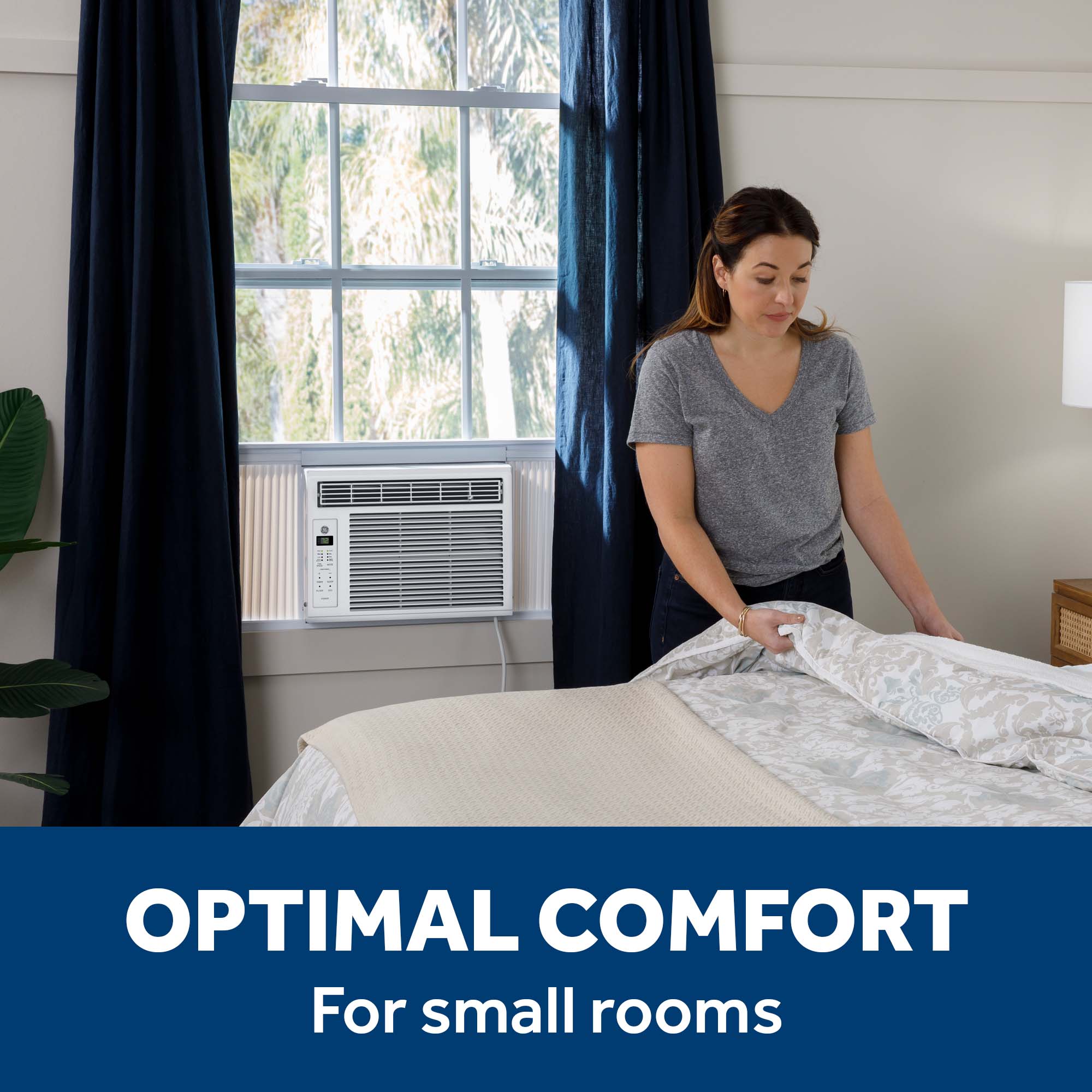 Ge Appliances AWES06BWF Ge® 6,000 Btu Electronic Window Air Conditioner For Small Rooms Up To 250 Sq Ft.