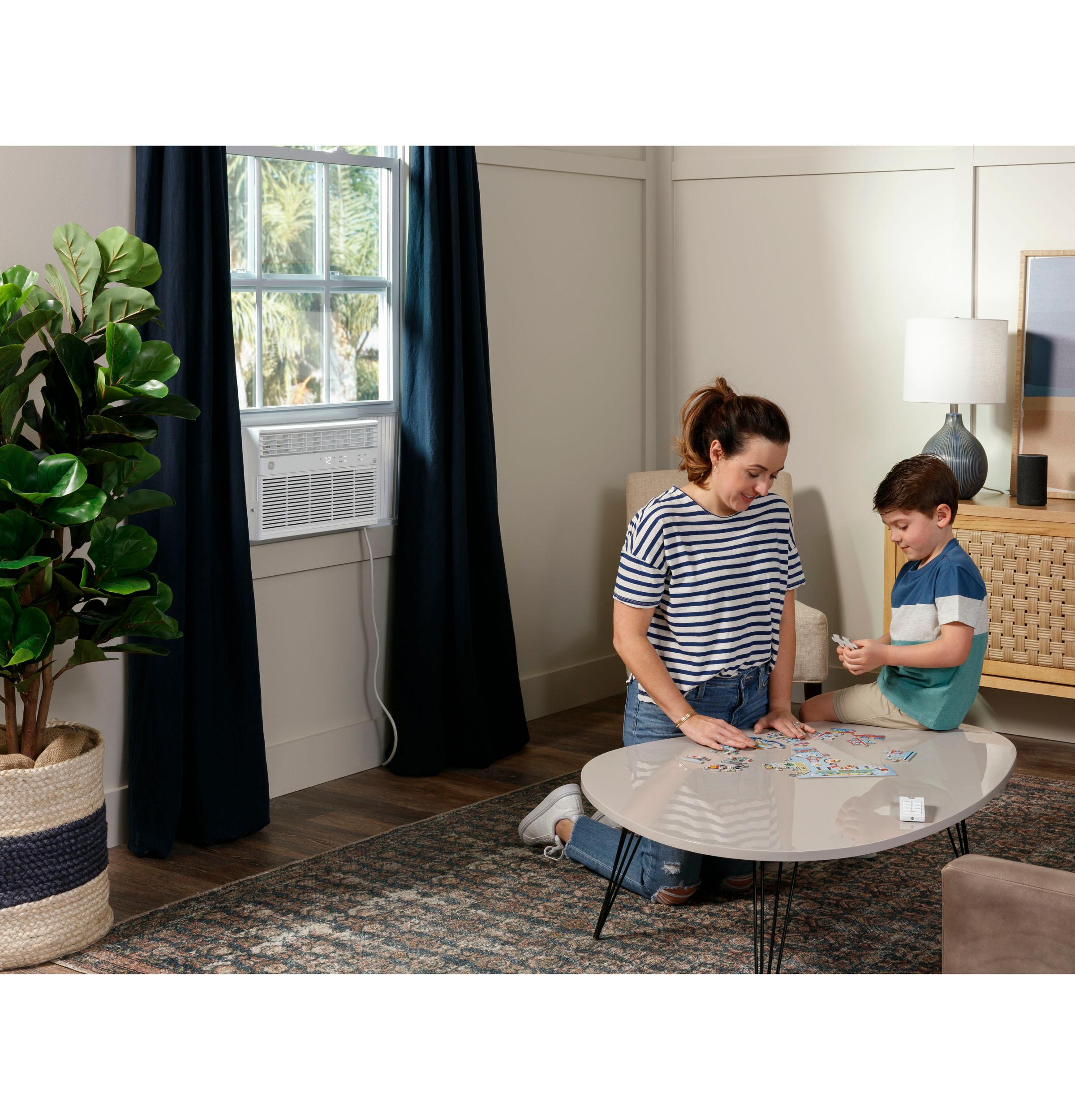 Ge Appliances AHEK12AC Ge® Energy Star® 12,000 Btu Smart Electronic Window Air Conditioner For Large Rooms Up To 550 Sq. Ft.