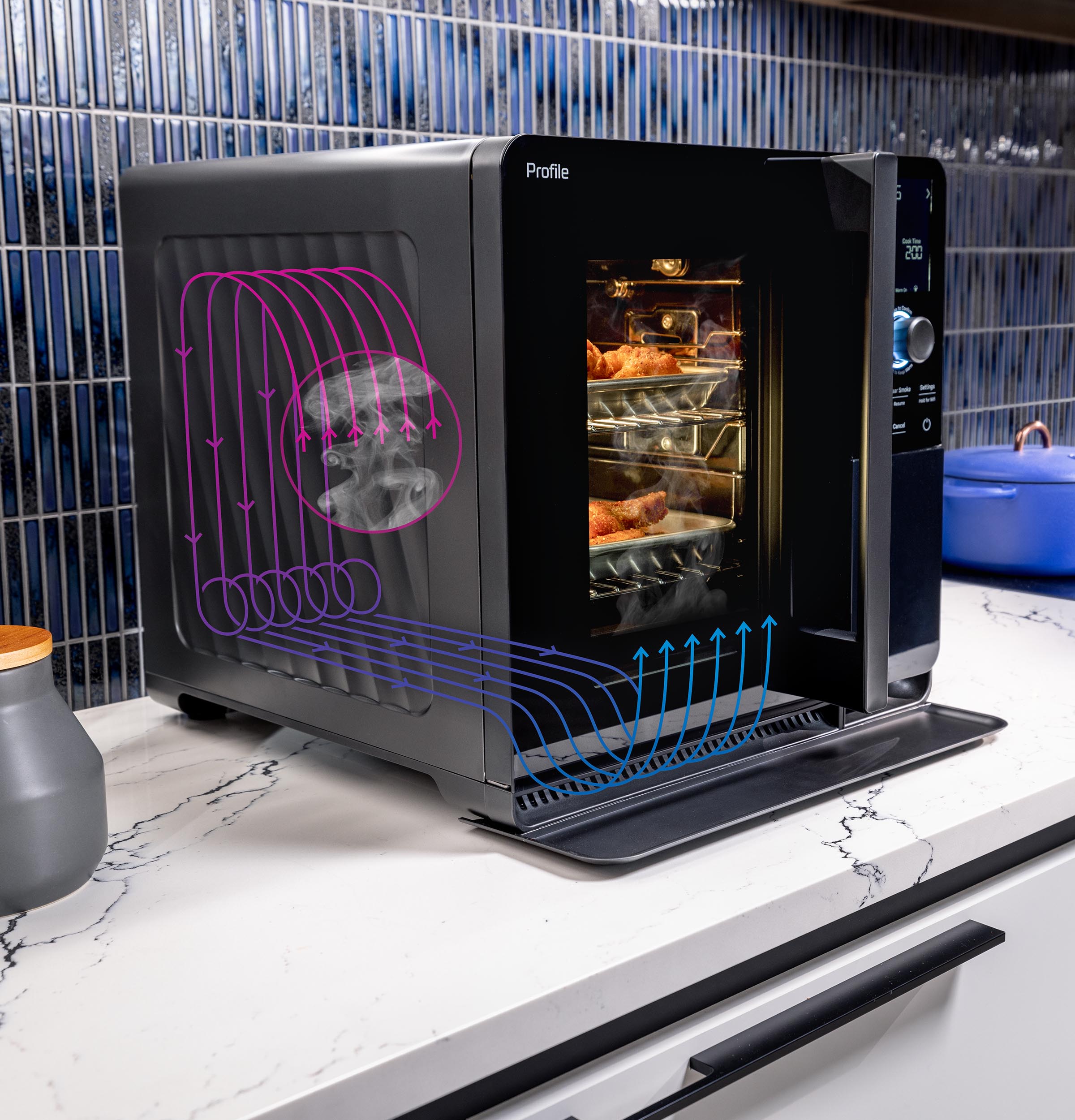 Ge Appliances P9SBAAS6VBB Ge Profile™ Smart Indoor Smoker