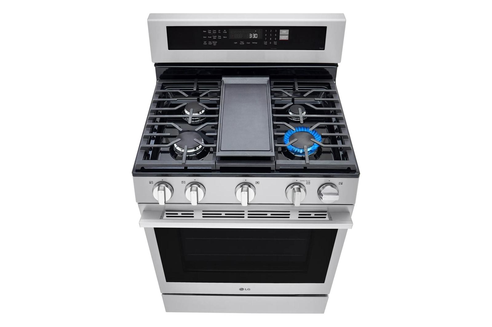 Lg LRGN6325X 6.3 Cu. Ft. Smart Wi-Fi Enabled Probake Convection® Gas Range With Air Fry & Easyclean®