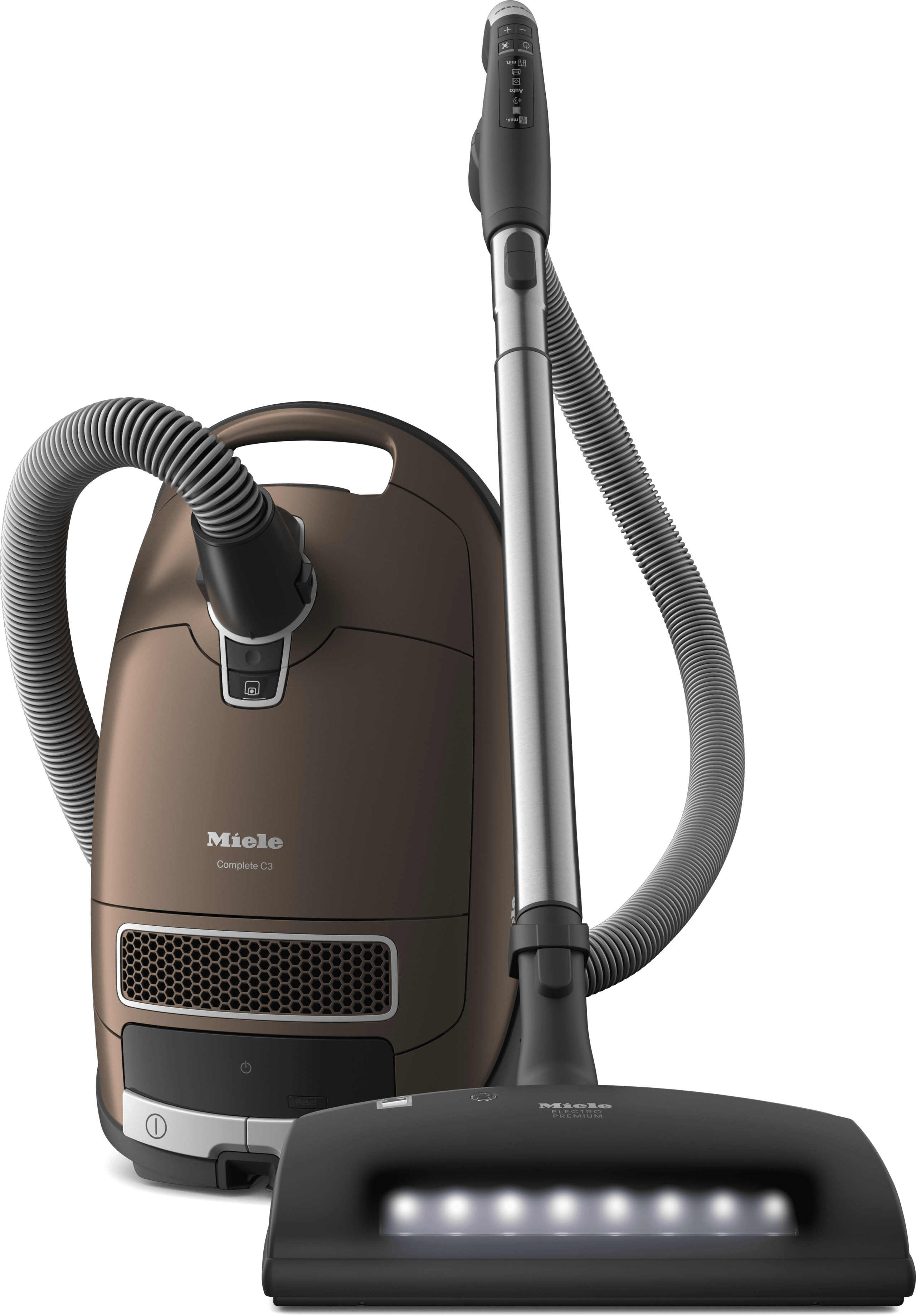 Miele COMPLETEC3BRILLIANTPOWERLINESGPE0BRONZEPEARLFINISH Complete C3 Brilliant Powerline - Sgpe0 - Canister Vacuum Cleaners With Unique Premium Features For The Most Discerning.