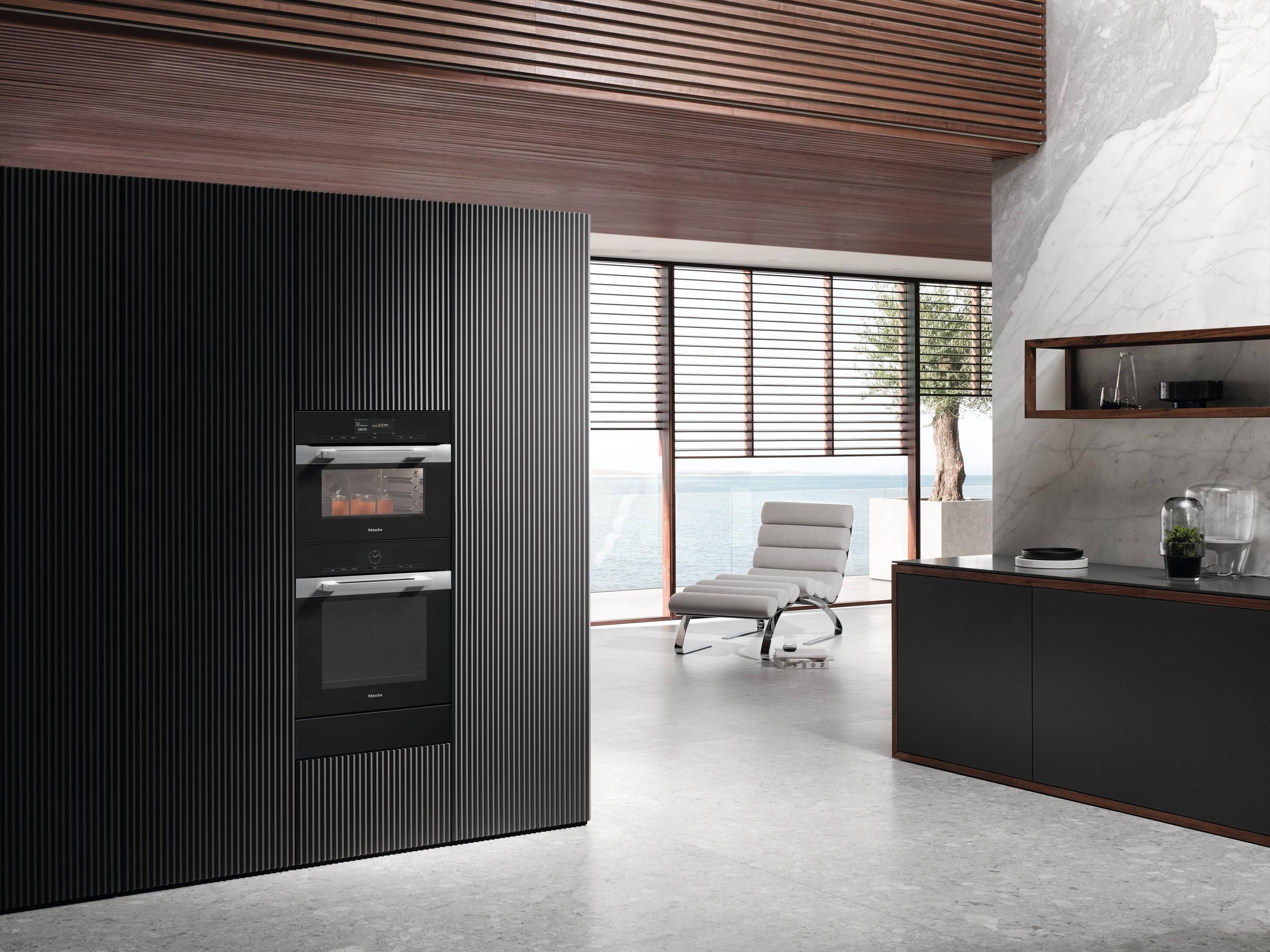 Miele H7840BMCTS H 7840 Bm Am Clean Touch Steel - 24" Compact Speed Oven In A Perfectly Combinable Design With Automatic Programs And Roast Probe.