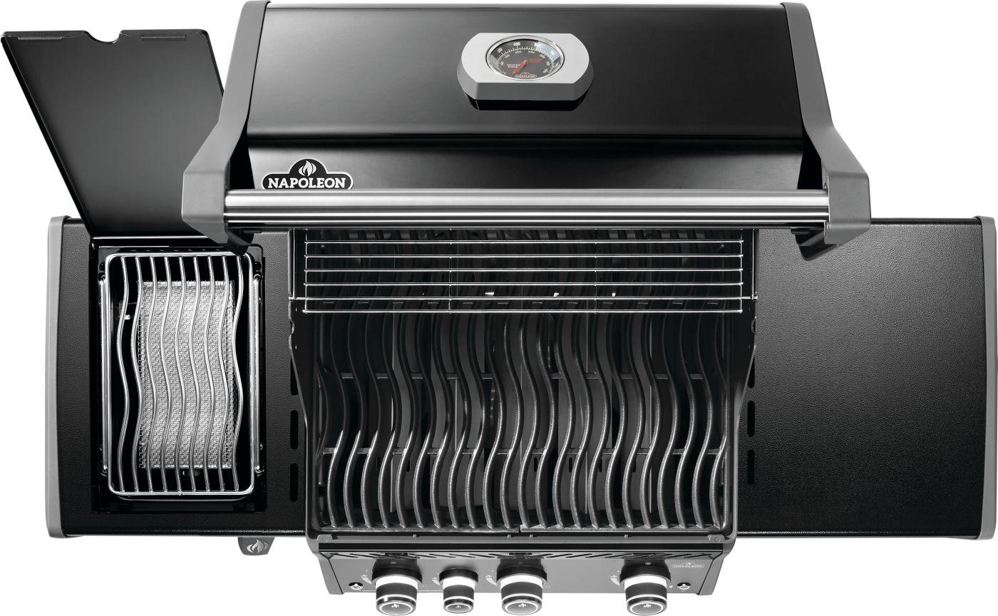 Napoleon Bbq RP425SIBPK2 Rogue Pro 425 Sib With Infrared Side Burner , Propane, Black
