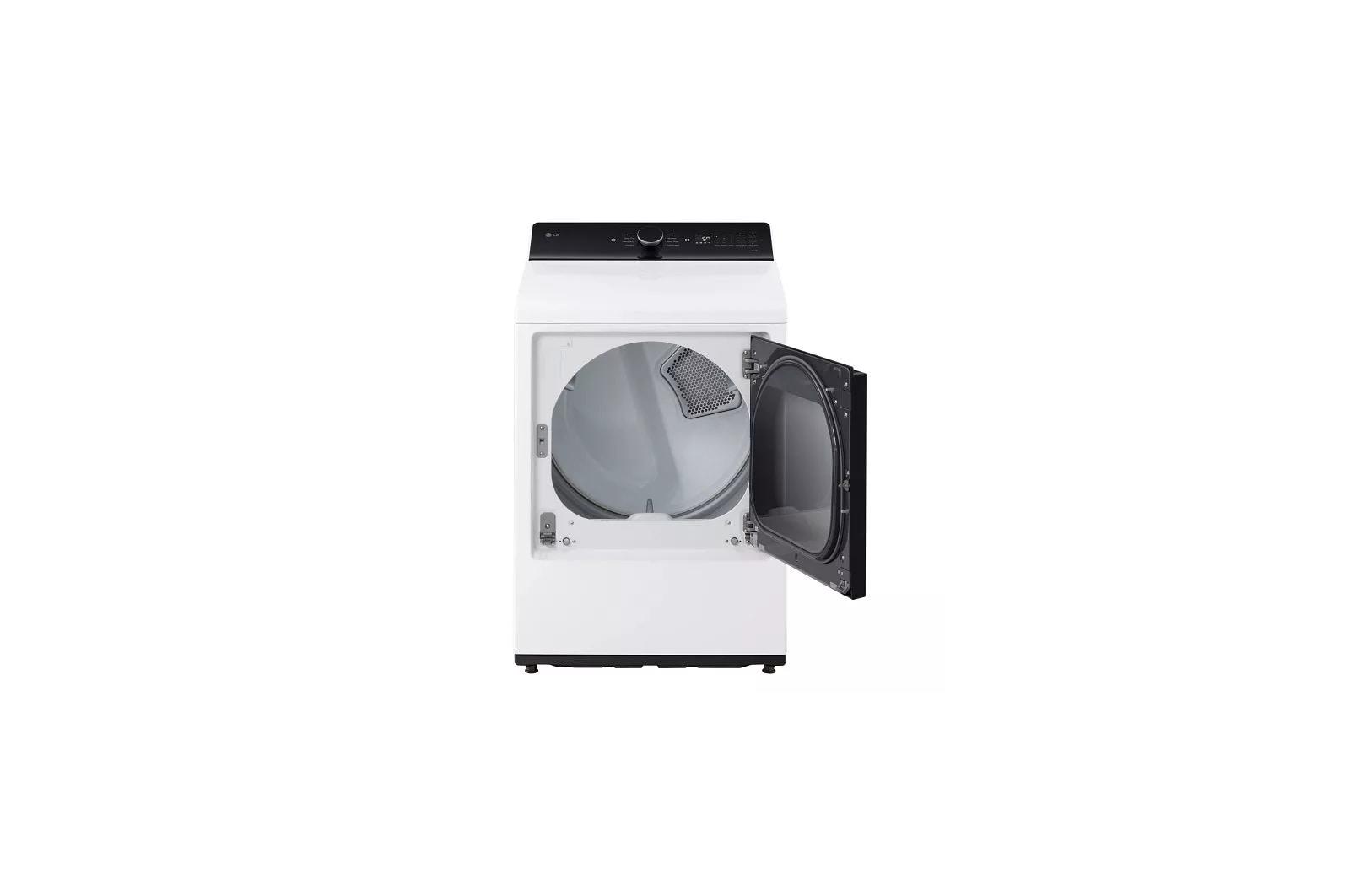 Lg DLG8401WE 7.3 Cu. Ft. Ultra Large Capacity Rear Control Gas Dryer With Lg Easyload™ Door And Ai Sensing