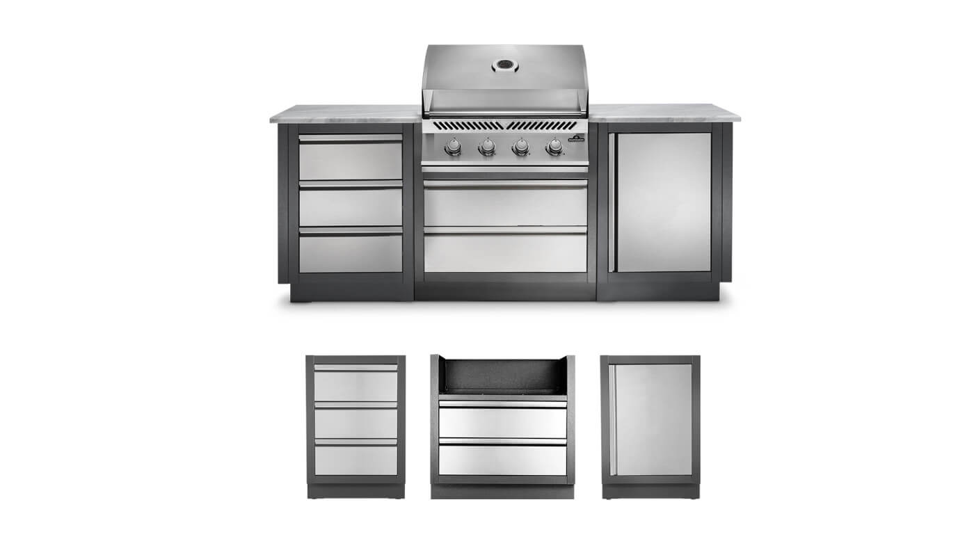 Napoleon Bbq ODK100BI32PSS Oasis 100 Outdoor Kitchen, Built-In 500 Series 32 Built-In 500 Series 32 , Propane, Stainless Steel