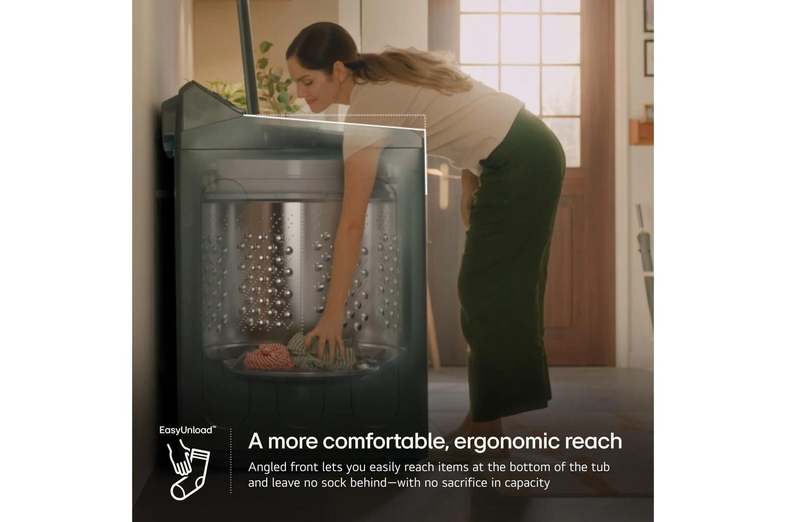 Lg WT8200CW 5.0 Cu. Ft. Mega Capacity Smart Top Load Washer With Easyunload™ & Ai Sensing