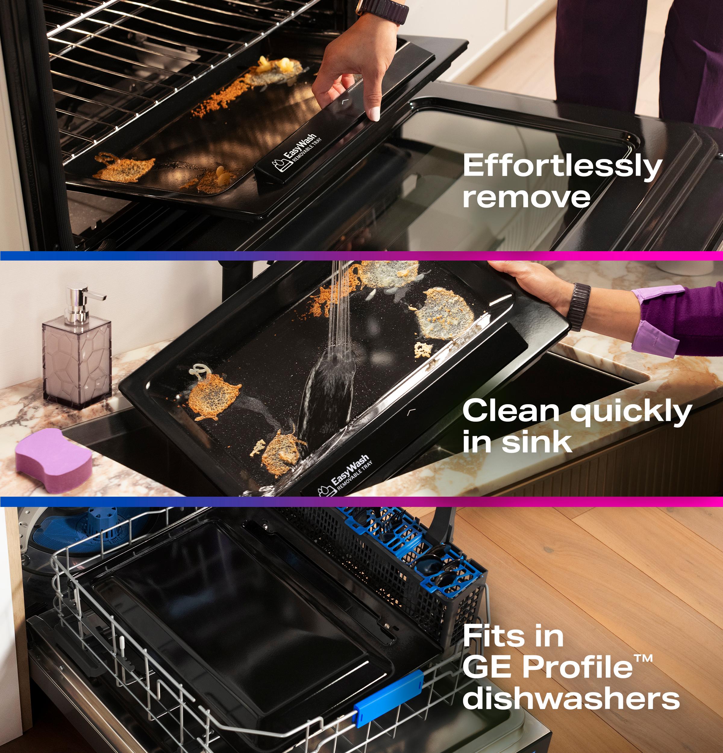 Ge Appliances PHS700AYFS Ge Profile™ Energy Star® 30" Smart Slide-In Induction And Convection Range With No Preheat Air Fry And Easywash™ Oven Tray