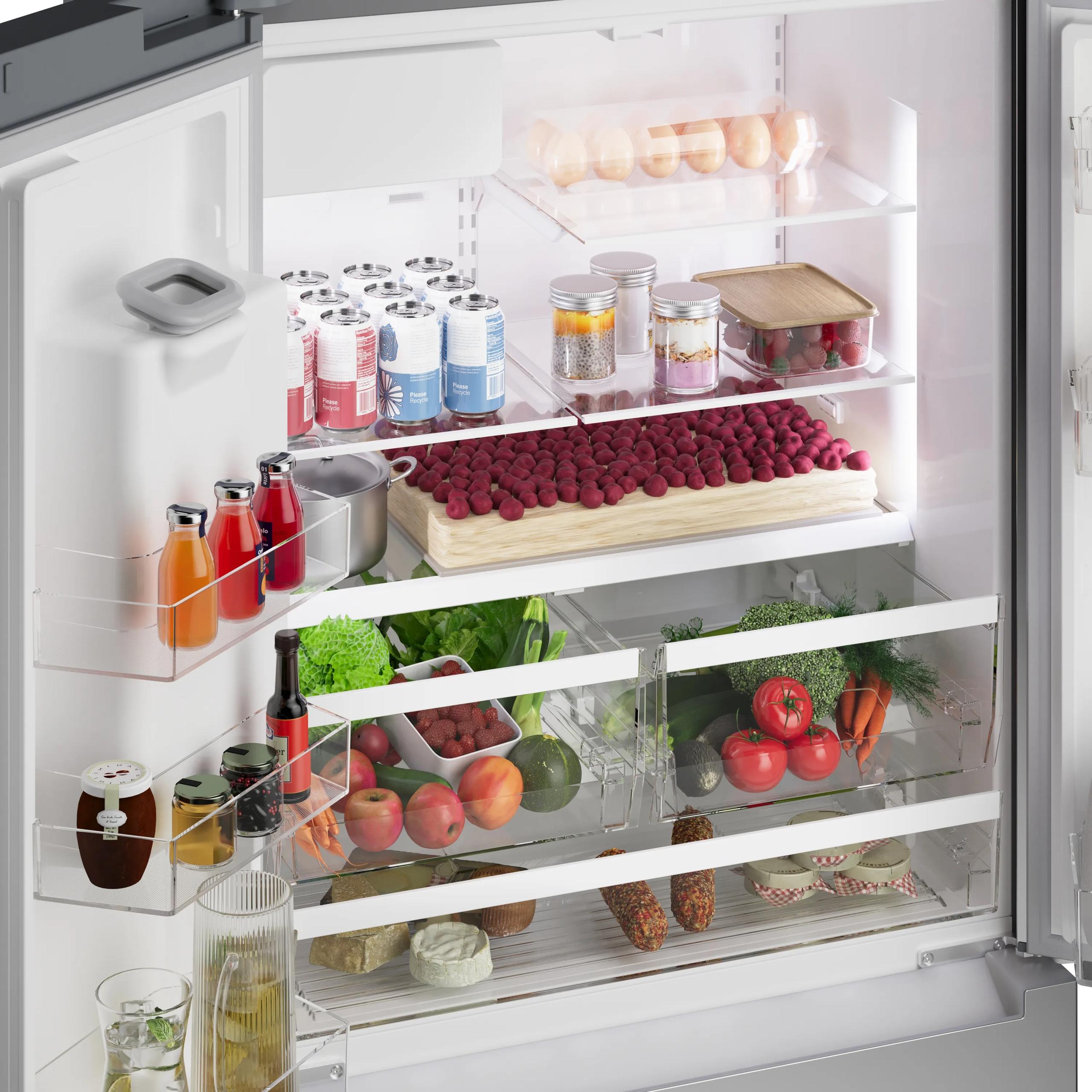 Bosch B36CD10ENS 100 Series French Door Bottom Mount Refrigerator 36