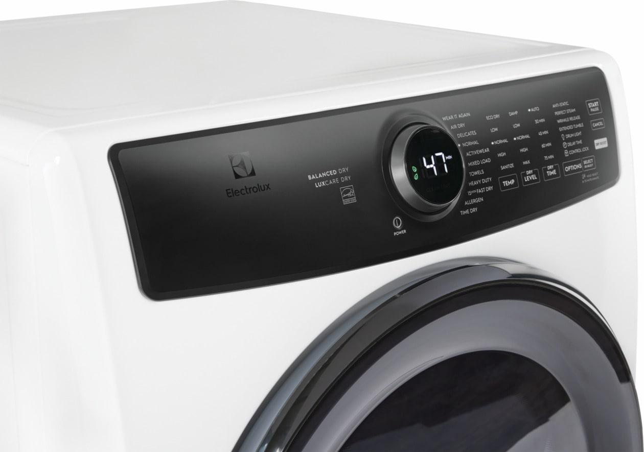 Electrolux ELFE7738AW Electrolux Front Load Perfect Steam™ Electric Dryer With Balanced Dry™ And Instant Refresh - 8.0 Cu. Ft.