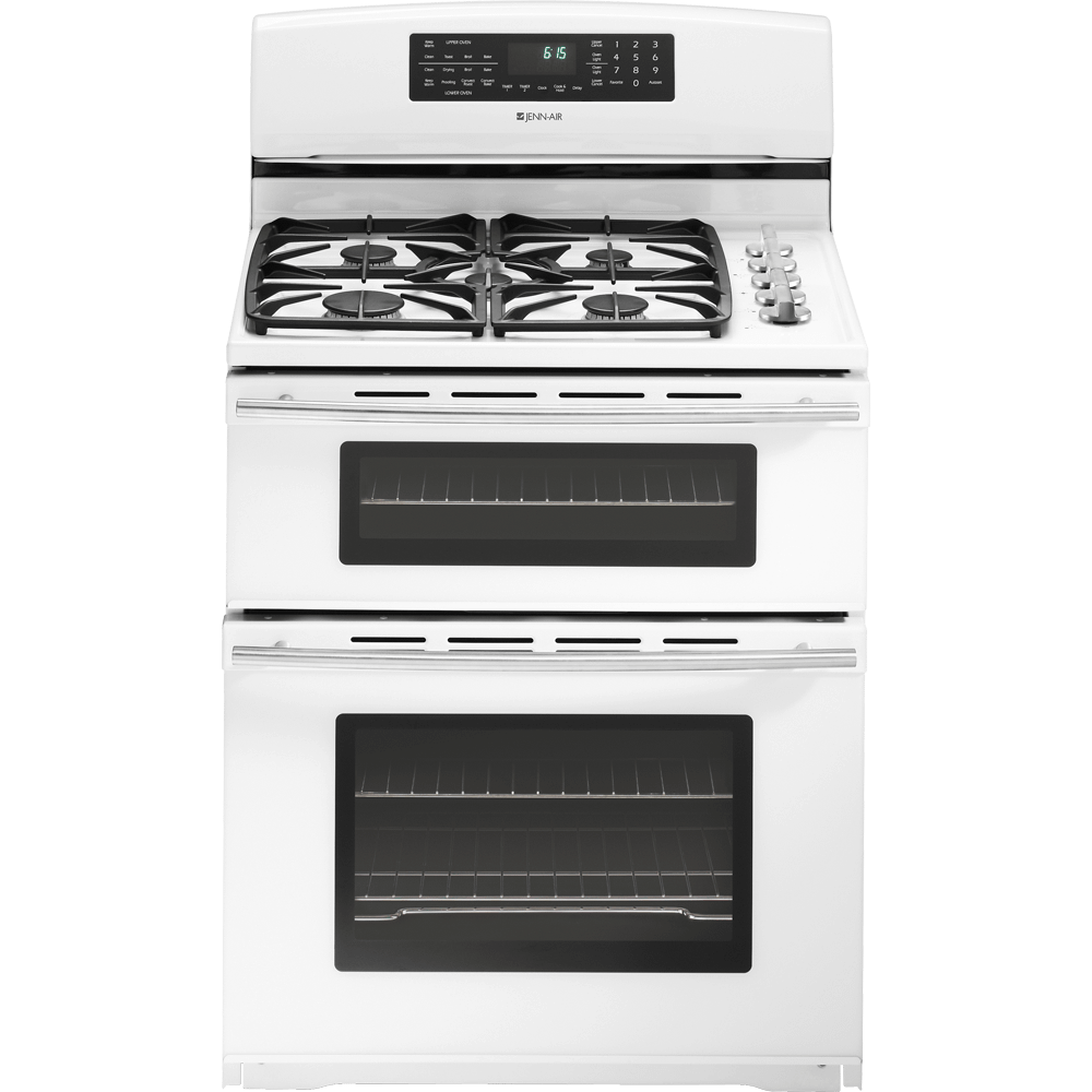 Jennair JDR8895BAW 30" Freestanding Dual-Fuel Double Oven Range With Convection Ranges Jenn-Air